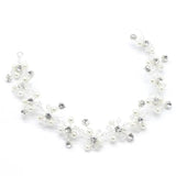 Rhinestone Pearl Wedding Headbands Beaded Hair Band Bridal Hairpiece
