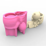 Epoxy Mold Succulent Flower Pot Silicone Mold Mirror Resin Storage Mold
