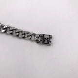 Men's Stainless Steel Motorcycle Skull Bracelet