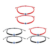 Evil Eye Couple Bracelets Red String Wristband for Protection Luck