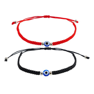 Evil Eye Couple Bracelets Red String Wristband for Protection Luck