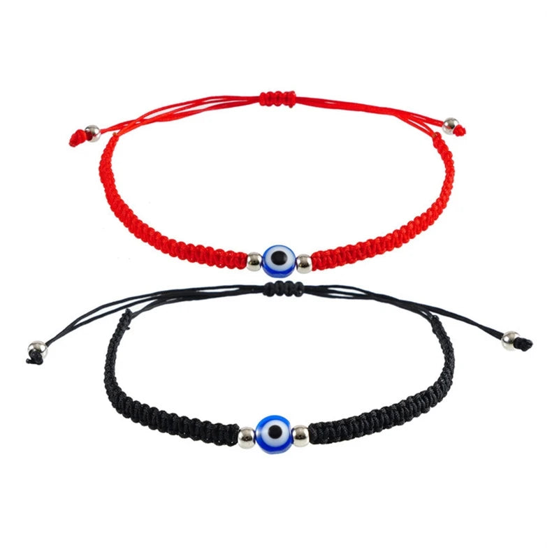 Evil Eye Couple Bracelets Red String Wristband for Protection Luck