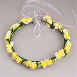 Adjustable Wreath Head Wear Wedding Flower Crown Bride Hair Accessories