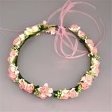 Adjustable Wreath Head Wear Wedding Flower Crown Bride Hair Accessories