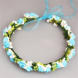 Adjustable Wreath Head Wear Wedding Flower Crown Bride Hair Accessories
