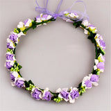 Adjustable Wreath Head Wear Wedding Flower Crown Bride Hair Accessories