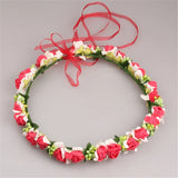 Adjustable Wreath Head Wear Wedding Flower Crown Bride Hair Accessories