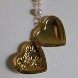 Fairy Core Pearl Locket Necklace