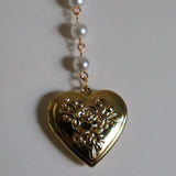 Fairy Core Pearl Locket Necklace