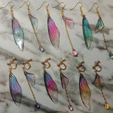 Dragonfly Cicada Wings Pendant Earrings Insect Wings Jewelry Making