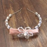 Crystal Flower Bowknot Hair Jewelry Rhinestone Tiaras