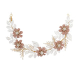 Flower Bridal Hair Wreath Crown Leaf Wedding Headband Tiara Prom Hair Ornament