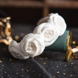 Flower Brides Tiara Headbands Wedding Hairbands Bridal Hair Accessory