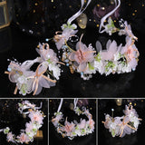 Flower Headbands Fairy Hairbands for Women Girls - Wedding Hair Jewelry