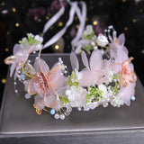 Flower Headbands Fairy Hairbands for Women Girls - Wedding Hair Jewelry