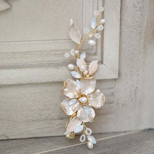 Freshwater Pearl Wedding Hair Comb for Women