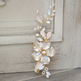 Freshwater Pearl Wedding Hair Comb for Women