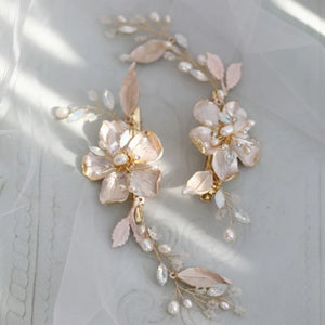 Freshwater Pearl Wedding Hair Comb for Women