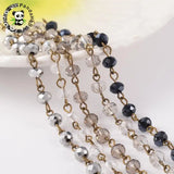 Glass Beaded Chains for DIY Jewelry Making