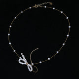 Pearl Beads Necklace Chain with Lobster Clasp Elegant Fashion Jewelry