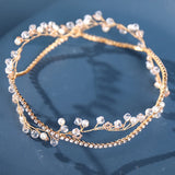 Silver Crystal Hair Vines Wedding Headbands