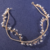 Silver Crystal Hair Vines Wedding Headbands