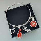 Greek Sorority AEO Shield Elephant Adjustable Bracelet
