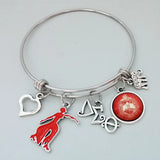 Greek Sorority AEO Shield Elephant Adjustable Bracelet