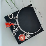 Greek Sorority AEO Shield Elephant Adjustable Bracelet