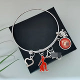 Greek Sorority AEO Shield Elephant Adjustable Bracelet