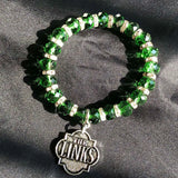 Greek Sorority Elastic Line Disco Ball Bracelet