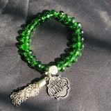 Greek Sorority Elastic Line Disco Ball Bracelet
