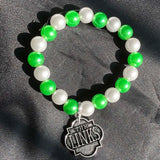 Greek Sorority Elastic Line Disco Ball Bracelet
