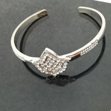 Greek Sorority Maple Leaf Rhinestone Cuff Bracelets