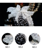 Beaded Crystal Hair Band for Women Party