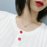 2ct Moissanite Pendant 925 Sterling Silver Wedding Necklace for Women