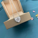 2ct Moissanite Pendant 925 Sterling Silver Wedding Necklace for Women