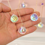 Heart Shaped Amethyst Gravel Sun Catcher Crystal Pendant Ornament
