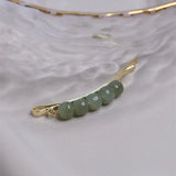 Hetian Jade Hairpins Temperament Side Clip Hair Accessories
