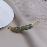Hetian Jade Hairpins Temperament Side Clip Hair Accessories