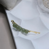 Hetian Jade Hairpins Temperament Side Clip Hair Accessories