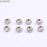 925 Silver Lucky Symbol Loose Beads DIY Jewelry Findings