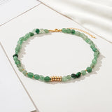 Natural Stone Beaded Choker Necklace Vintage Style Gift