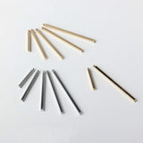 DIY Square Copper Rod Earrings with Hanging Sticks and Pendants