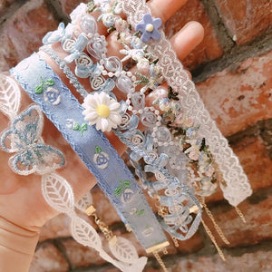 Vintage Lace Fabric Choker Velvet Women Necklace Accessories