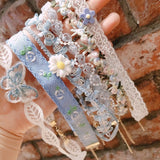 Vintage Lace Fabric Choker Velvet Women Necklace Accessories
