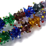 Colorful Christmas Sock Santa Claus Candy Loose Spacer Beads