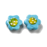Floral Lampwork Glass Beads for Jewelry Necklace Bracelet Earrings DIY