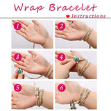 Lapis Hematite Crystal Wrap Bracelet