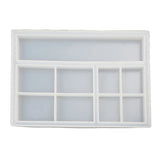 Large Storage Tray Resin Mold Multigrid Sorted Storage Dish Silicone Resin Mold